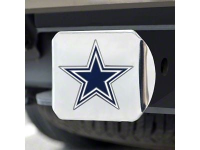 Hitch Cover with Dallas Cowboys Logo; Blue (Universal; Some Adaptation May Be Required)