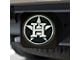 Hitch Cover with Houston Astros Logo; Black (Universal; Some Adaptation May Be Required)