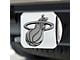 Hitch Cover with Miami Heat Logo; Chrome (Universal; Some Adaptation May Be Required)