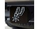 Hitch Cover with San Antonio Spurs Logo; Black (Universal; Some Adaptation May Be Required)