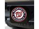 Hitch Cover with Washington Nationals Logo; Black (Universal; Some Adaptation May Be Required)