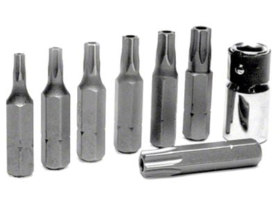 1/4-Inch Drive Torx Bit Socket Set; 7-Piece Set