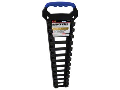 13-Slot Metric Black Wrench Organizer; Metric