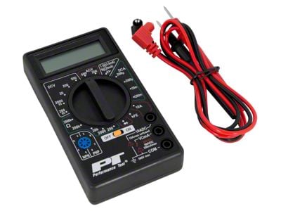 Digital Multimeter; AC/DC Voltage, AC/DC Current, Resistance, Battery Test