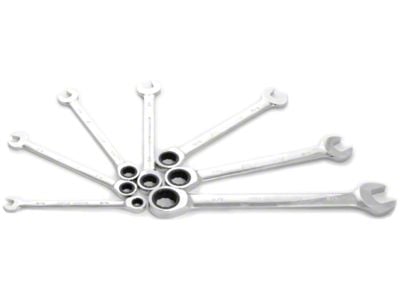 SAE Ratcheting Wrench Set; 7-Piece Set