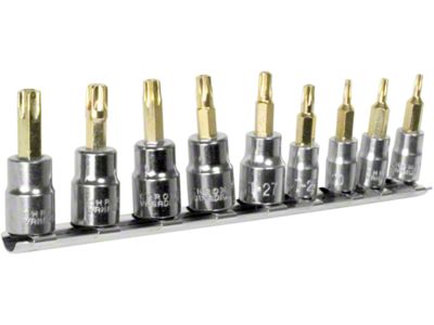 Torx Bit Socket Set; 9-Piece Set