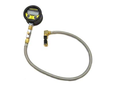 Power Tank Racer Series Tire Pressure Gauge; 100 PSI