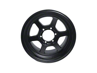 P37 Black 6-Lug Wheel; 17x8.5; -10mm Offset (10-24 4Runner)