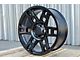 TR1 Matte Black 6-Lug Wheel; 17x9; -12mm Offset (2024 Tacoma)