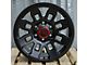 TR2 Matte Black 6-Lug Wheel; 17x8; 15mm Offset (2024 Tacoma)