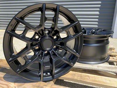 TR4 Matte Black 6-Lug Wheel; 17x8; 5mm Offset (2024 Tacoma)