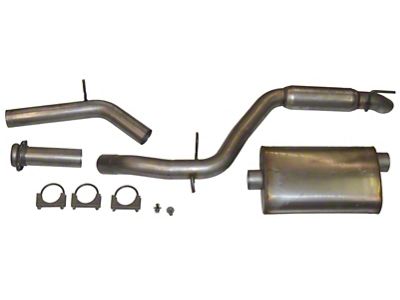 3-Inch Aluminized Cat-Back Exhaust System with HVS Welded Muffer (05-10 3.7L Jeep Grand Cherokee WK)