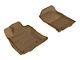 3D MAXpider KAGU Series All-Weather Custom Fit Front Floor Liners; Tan (2010 4Runner w/ Passenger Side Floor Hook; 11-12 4Runner)