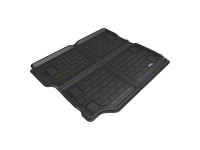 3D MAXpider KAGU Series All-Weather Custom Fit Cargo Liner; Black (18-25 Jeep Wrangler JL 4-Door w/ Subwoofer & w/o Flat Load Floor, Excluding 4xe)