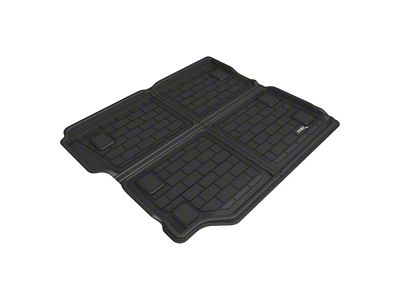 3D MAXpider KAGU Series All-Weather Custom Fit Cargo Liner; Black (18-25 Jeep Wrangler JL 4-Door w/ Subwoofer & Flat Load Floor, Excluding 4xe)