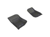 3D MAXpider KAGU Series All-Weather Custom Fit Front Floor Liners; Black (14-18 Jeep Wrangler JK 2-Door)