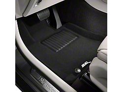 3D MAXpider Elegant Perfect Fit Carpet Front and Rear Floor Liners; Black (18-23 Tacoma Access Cab w/ 2nd Row Seats)