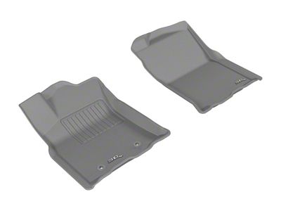 3D MAXpider KAGU Series All-Weather Custom Fit Front Floor Liners; Gray (16-17 Tacoma)