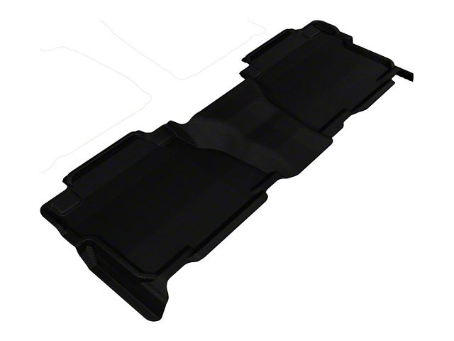 3D MAXpider KAGU Series All-Weather Custom Fit Rear Floor Liners; Black (07-13 Tundra CrewMax)