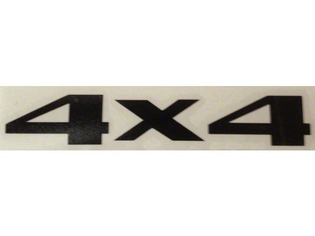 SEC10 4x4 Decal; Diamond Plate