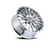 Kraze Double Down Chrome Wheel; 18x8; 40mm Offset (87-95 Jeep Wrangler YJ)