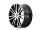 Kraze Spectra Gloss Black Machined Wheel; 20x8.5; 38mm Offset (93-98 Jeep Grand Cherokee ZJ)