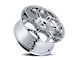 Mazzi Libra Chrome Wheel; 20x8.5; 35mm Offset (87-95 Jeep Wrangler YJ)