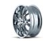 Mazzi Hustler Chrome Wheel; 20x8.5; 35mm Offset (87-95 Jeep Wrangler YJ)