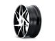 Kraze Phase Gloss Black Machined 5-Lug Wheel; 18x8; 40mm Offset (05-15 Tacoma)