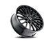 Kraze Double Down Gloss Black Wheel; 22x8.5; 38mm Offset (87-95 Jeep Wrangler YJ)