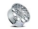 Kraze Ricochet Chrome Wheel; 22x8.5; 38mm Offset (87-95 Jeep Wrangler YJ)