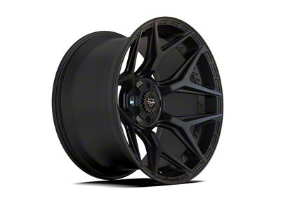 4Play 4P06 Satin Black 6-Lug Wheel; 22x12; -44mm Offset (03-09 4Runner)