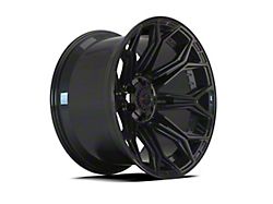 4Play 4P83 Gloss Black 6-Lug Wheel; 22x9; 12mm Offset (03-09 4Runner)