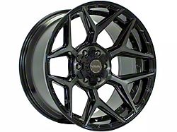 4Play 4P06 Brushed Black 6-Lug Wheel; 20x10; -18mm Offset (04-15 Titan)