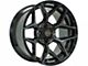 4Play 4P06 Brushed Black 6-Lug Wheel; 20x10; -18mm Offset (04-15 Titan)