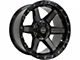 4Play 4P63 Brushed Black 6-Lug Wheel; 20x10; -18mm Offset (04-15 Titan)