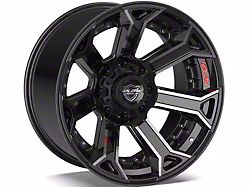 4Play 4P70 Brushed Black 6-Lug Wheel; 20x10; -18mm Offset (04-15 Titan)