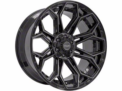 4Play 4P83 Brushed Black 6-Lug Wheel; 20x10; -18mm Offset (04-15 Titan)