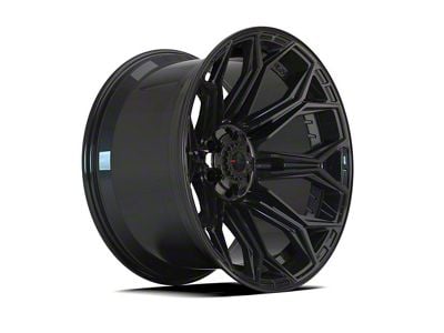 4Play 4P83 Gloss Black 6-Lug Wheel; 20x10; -18mm Offset (04-15 Titan)