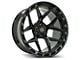 4Play 4P55 Brushed Black 6-Lug Wheel; 20x12; -44mm Offset (05-15 Tacoma)