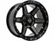 4Play 4P63 Brushed Black 6-Lug Wheel; 20x10; -18mm Offset (05-15 Tacoma)