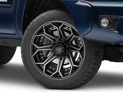 4Play 4P80R Brushed Black 6-Lug Wheel; 20x9; 0mm Offset (05-15 Tacoma)