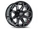 4Play 4P83 Brushed Black 6-Lug Wheel; 20x9; 0mm Offset (05-15 Tacoma)