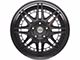 4Play 4PF8 Matte Black Center with Gloss Black Barrel 6-Lug Wheel; 20x9; 0mm Offset (05-15 Tacoma)