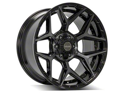 4Play 4P06 Brushed Black 6-Lug Wheel; 20x10; -18mm Offset (10-24 4Runner)