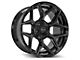 4Play 4P06 Gloss Black with Brushed Face 6-Lug Wheel; 20x10; -18mm Offset (10-24 4Runner)