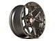 4Play 4P55 Bronze 6-Lug Wheel; 22x10; -18mm Offset (10-24 4Runner)