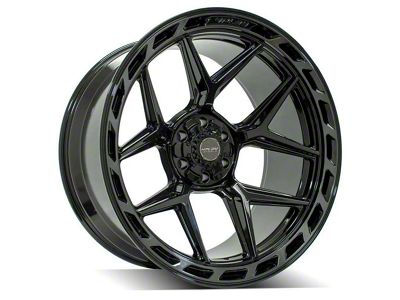 4Play 4P55 Brushed Black 6-Lug Wheel; 20x12; -44mm Offset (10-24 4Runner)