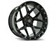 4Play 4P55 Brushed Black 6-Lug Wheel; 20x12; -44mm Offset (10-24 4Runner)