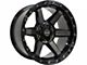 4Play 4P63 Brushed Black 6-Lug Wheel; 20x10; -18mm Offset (10-24 4Runner)